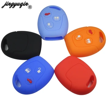 

1 Piece Silicone Car Key Protective Holder Fob Cover Bag Case for Ford Fusion Mondeo Focus Fiesta C-Max S-Max Car Accessories