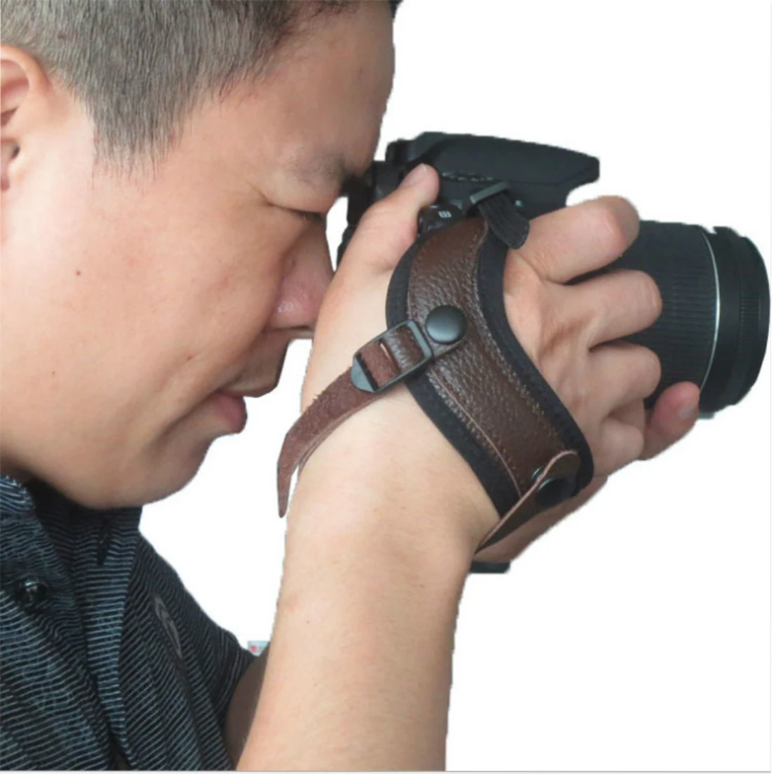 

Leather SLR Camera WristBand Hard-wearing Comfortable Portable Well Fixed for Digital Camera Fast Camera SLR Micro Single Camera