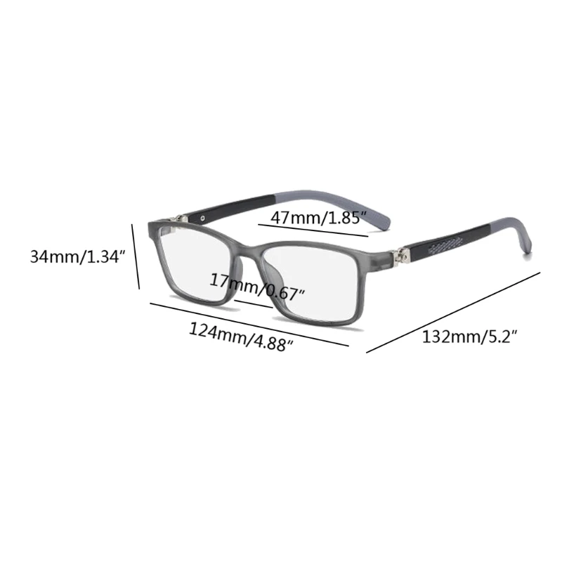 Eyeglass Frames Kids Anti Blue Light Blocking Optical Frame Eyewears Boys Girls Computer Transparent