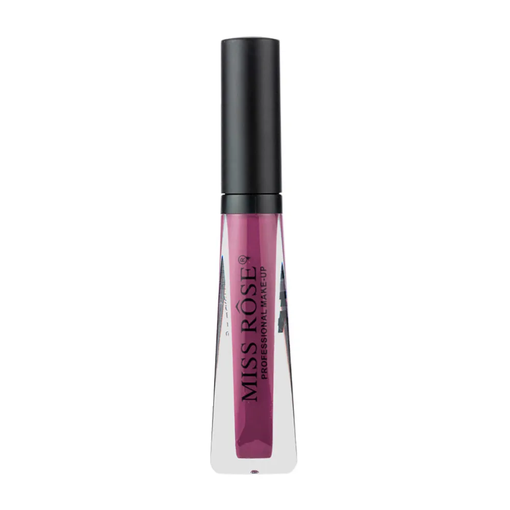 MISS ROSE Make up Lips Gloss Liquid Lipstick Moisturizer Waterproof Moisturizer Lipstick Cosmetic Beauty Makeup Lip Gloss