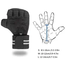 1 пара тренировочных перчаток для занятий тяжелой атлетикой, для женщин и мужчин, для занятий фитнесом, бодибилдингом, гимнастикой, захваты для тренажерного зала, защита для ладоней, перчатки