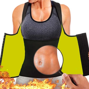 

Women Waist Trainer Corset Weight Loss Slimming Neoprene Sauna Sweat Vest Workout Body Shaper Tank Top