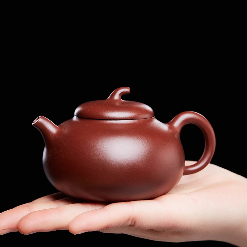 

|Yixing recommended pure manual single pot of tea authentic undressed ore purple clay zhu pepino famous kung fu tea set