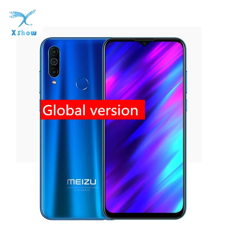 Мобильный телефон Meizu M10 с глобальной версией, 6,5 дюймов, 2 ГБ/3 ГБ, 32 ГБ, MTK P25, четыре ядра, тройная камера, Android, 4000 мА/ч, большой аккумулятор, сотовый телефон