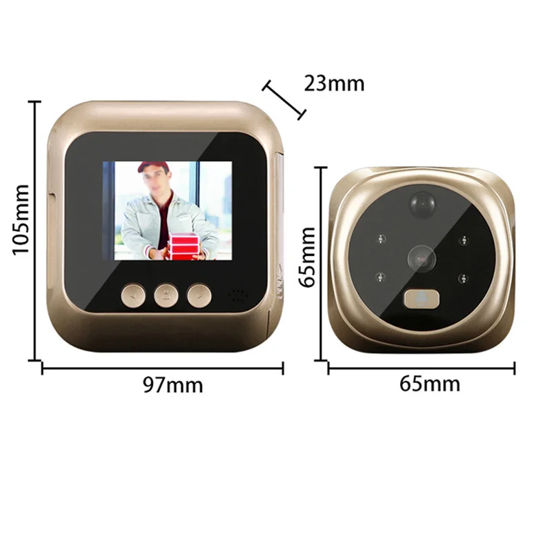 

Door Eye Monitor Wireless Visual Door Bell Night Vision Intelligent Electronic Tool Part Kits