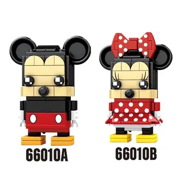 

New Arrival DIY Buliding Block Creative Cartoon Character Mouse Figures Block Girl Children Toys Gift 66010
