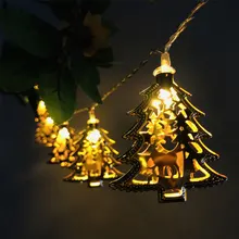Рождественские елки, Рождественский свет, светодиодный светящаяся гирлянда, Lamparas, светодиодный Decorativas, строка Феи огней, батарея, гирлянда, освещение