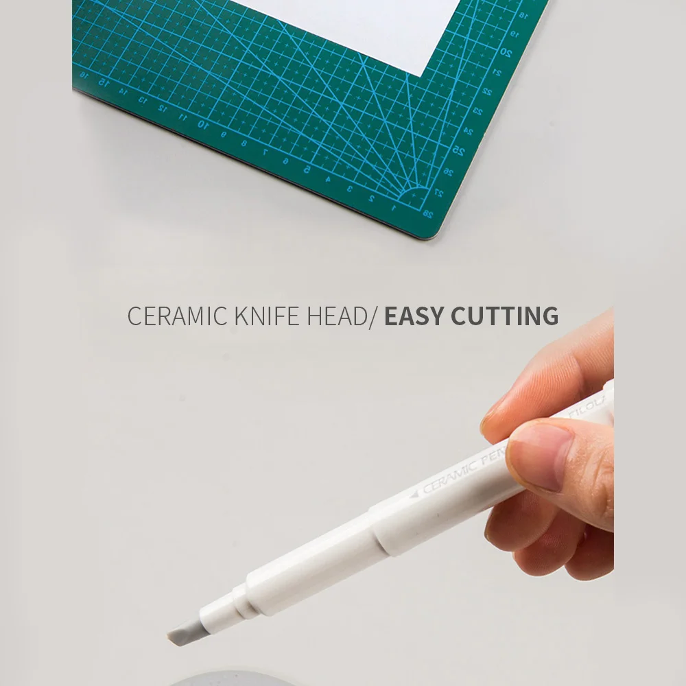 Креативная бумажная ручка нож износостойкий новости бумага ручная книга Бумага Резак для скотча керамические лезвия режущие ножи 13 см