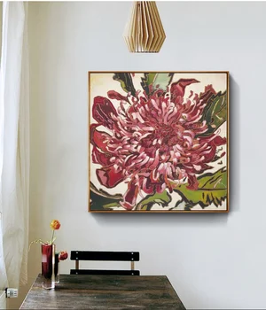 

Red Waratah Flower Plante Poster Flower Art Vintage Decor Housewarming Gift Idea Birthday (No Frame)