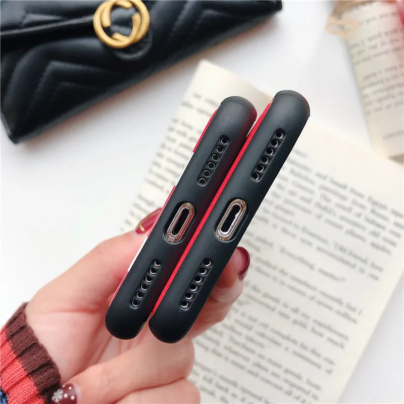 Cartoon Card Slot Case For iPhone 11 Pro Max XR X XS MAX Cute Wallet Phone Cases For iPhone 7 8 6 6s Plus 7Plus Minnie PU Cover