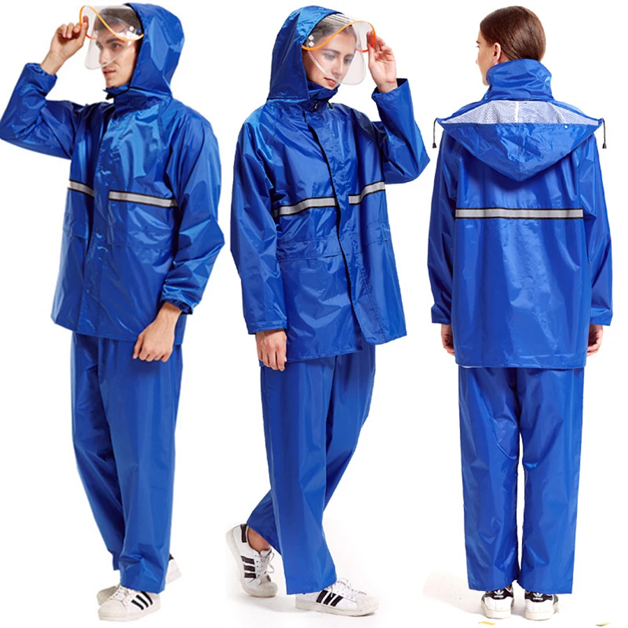 Дождевик из ПВХ пончо Женская куртка водонепроницаемая уличная Мужская и