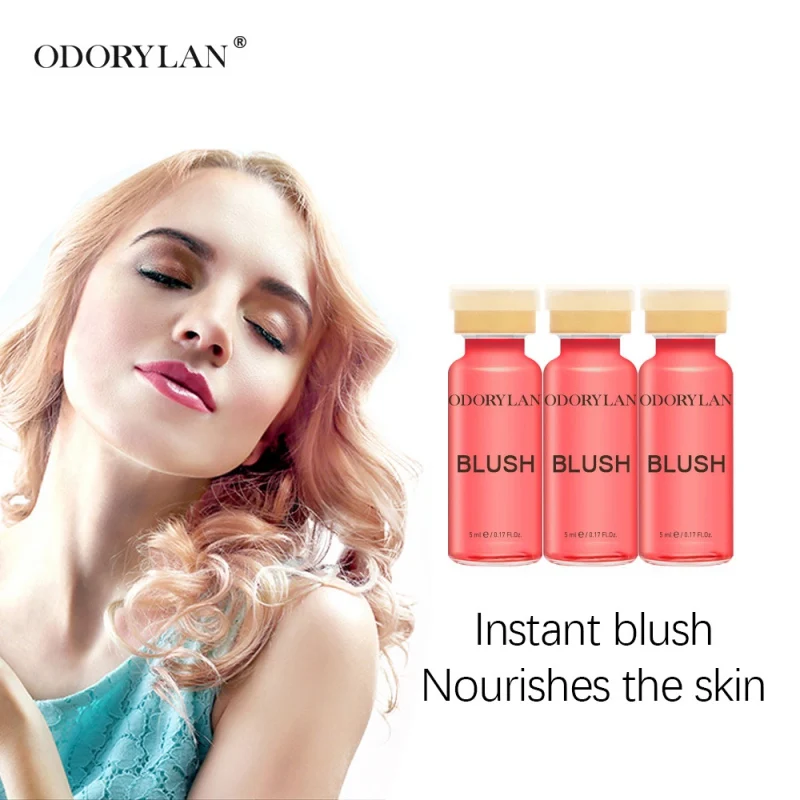 

10pcs Semi-permanent Blush Ampoule Brightening Serum For Microneedle Instrument Long Lasting Makeup