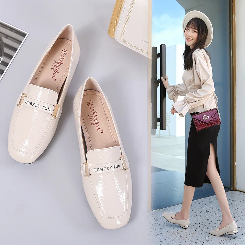 

Maggie's Walker 2020 Autumn New Style Fashion Simple Women's Shoes Soft Plus Size Comfort Oxford Wedding Shoes Zapatos De Mujer