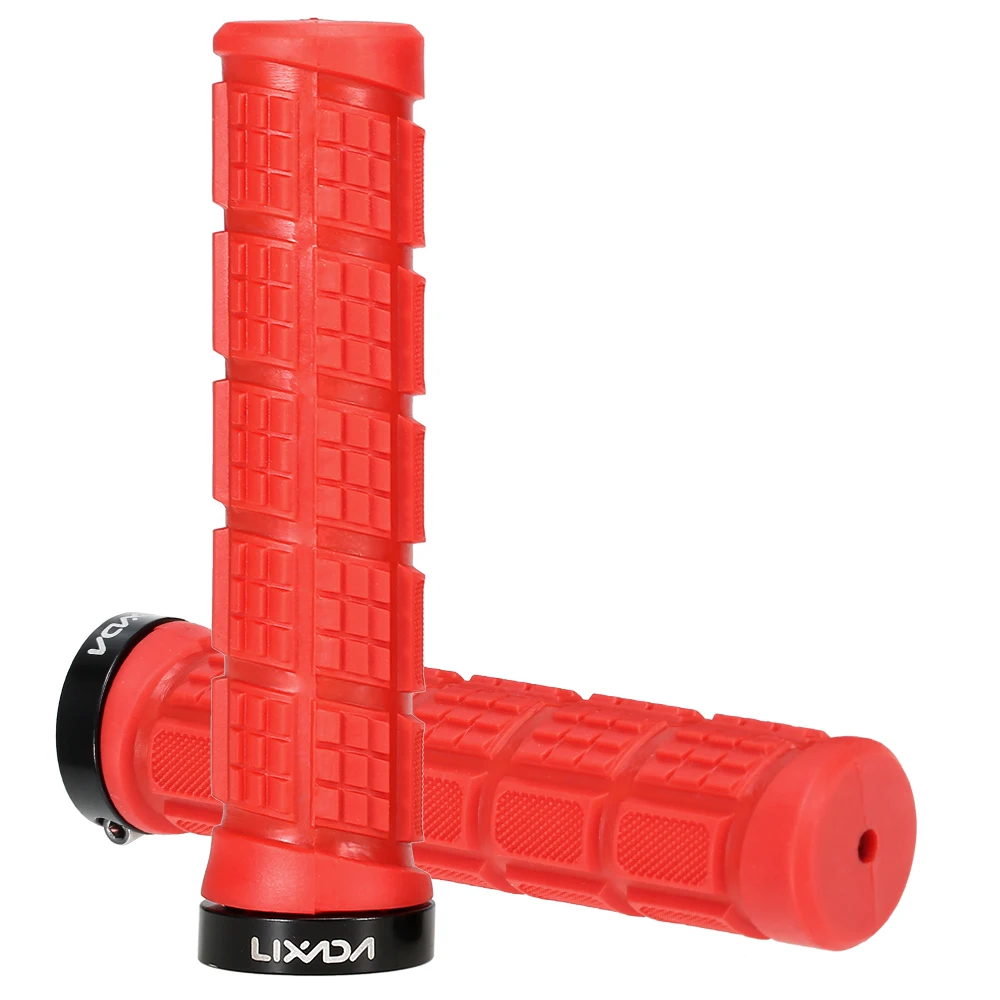

2PCS Anti-skid Lock-on Cycling Grips MTB Road Bike End Grips For Bicycle Accessories Bike Handlebar Grips