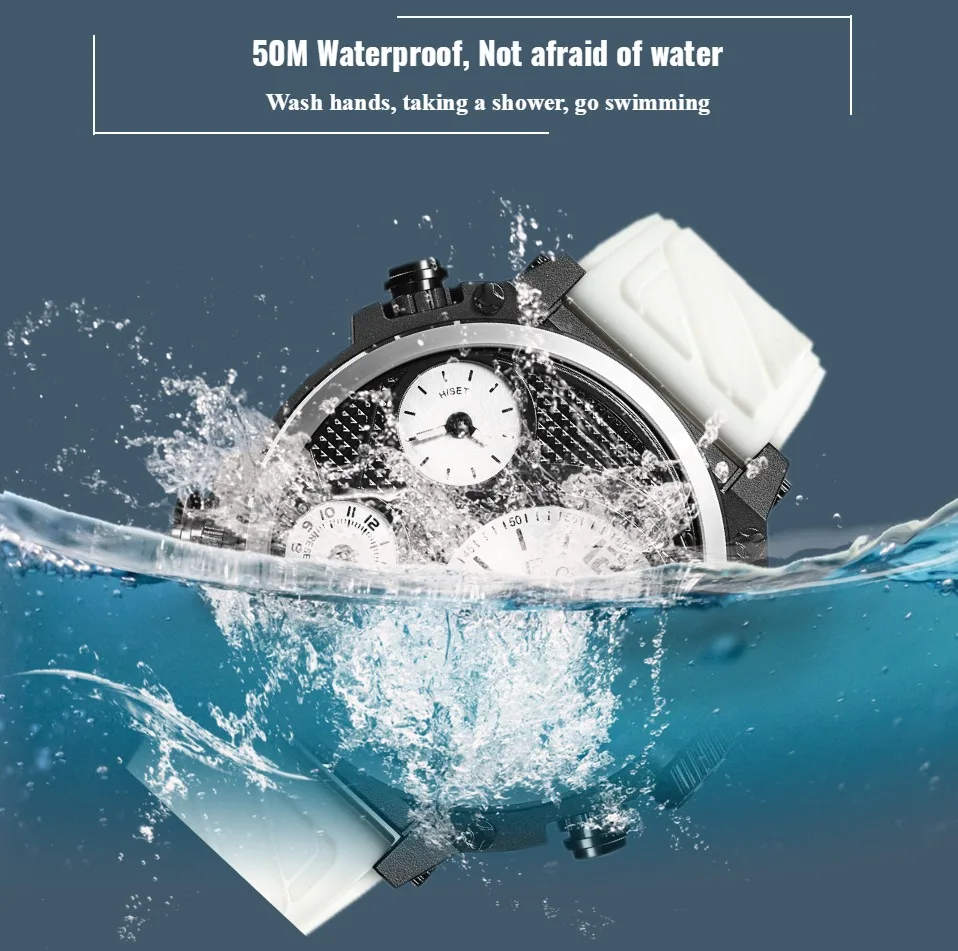 Светодиодные Кварцевые Спортивные Наручные Часы OHSEN цифровой бренд светодиодный