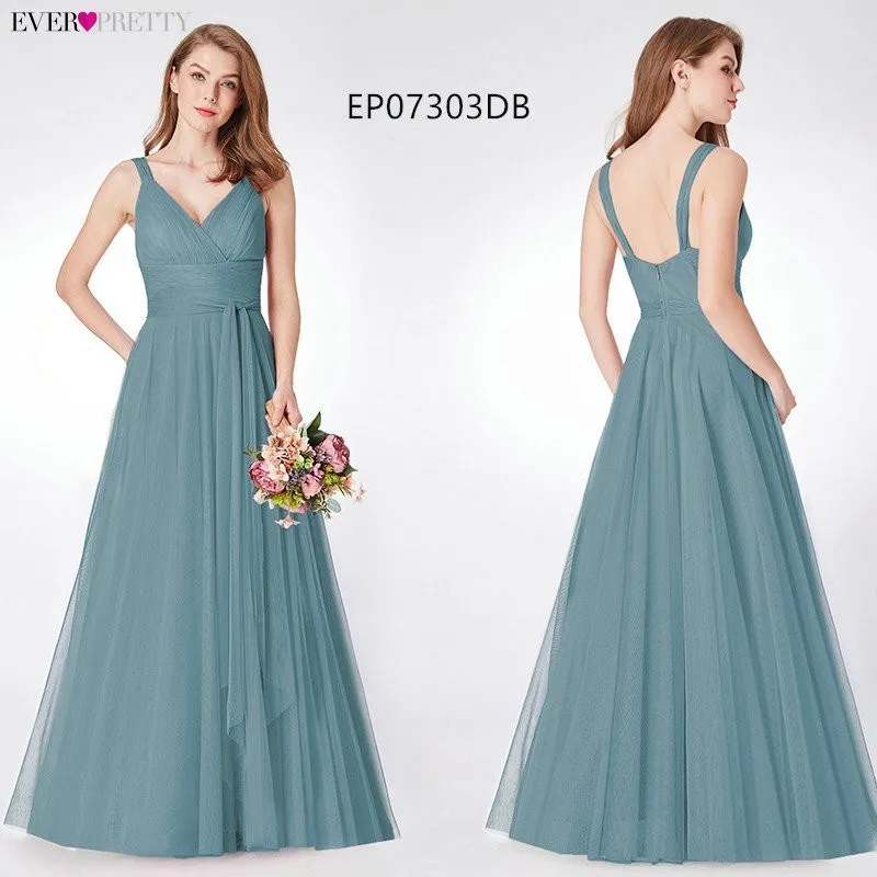 FREE SHIPPING Prom Long Elegant Dresses Ever Pretty V-neck Sleeveless A ...