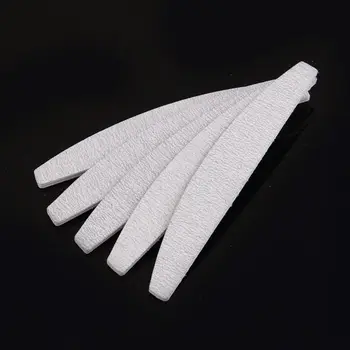 

Nail files, D shape, double sided, gray white, 10 pieces