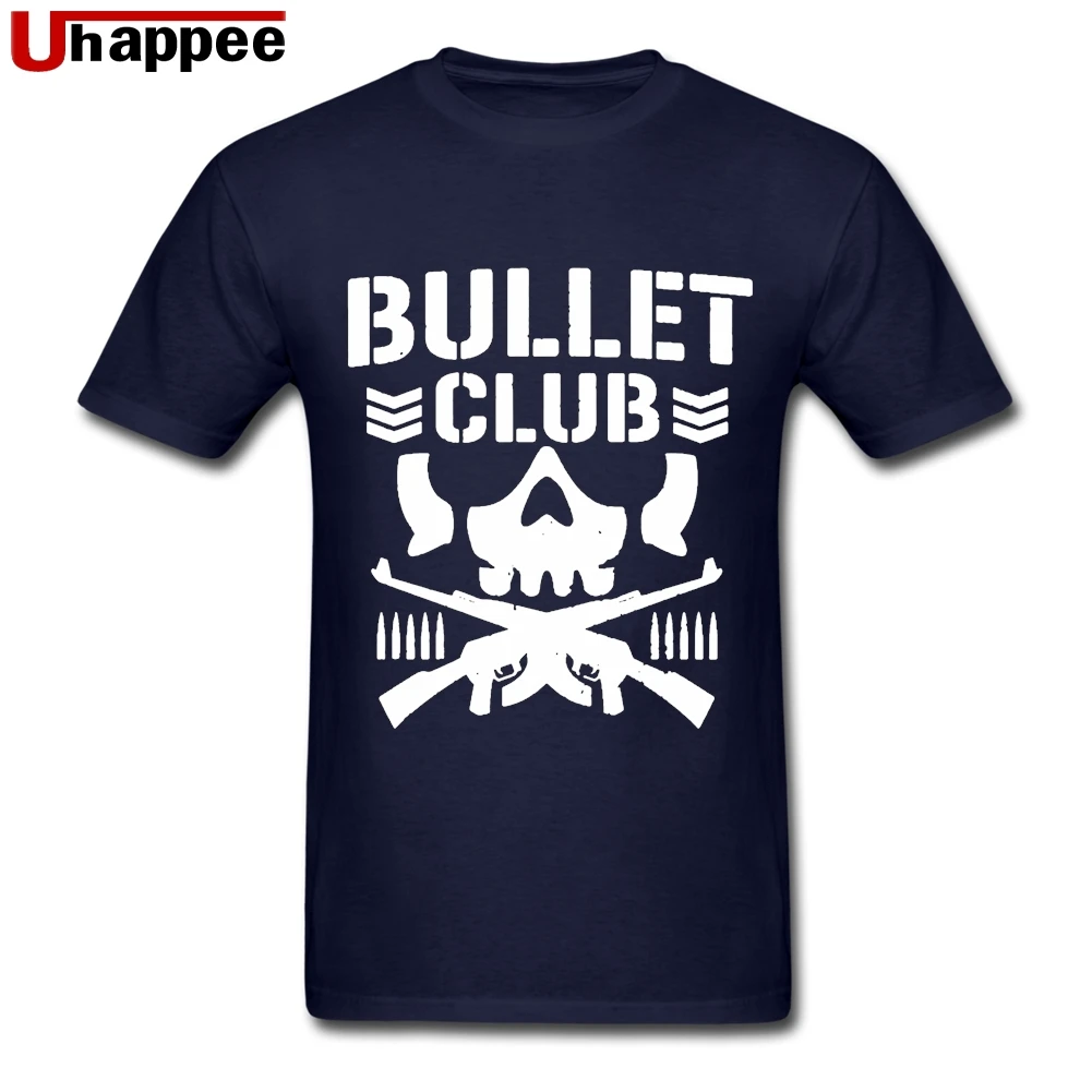 Брендовые футболки по индивидуальному заказу Bullet Club Guys с коротким рукавом и круглым вырезом Мягкие хлопковые рубашки для мужчин Boyfriend простой модный стиль