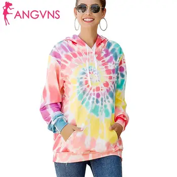 

Women New Printed Hooded Fashion Sweatshirt Autumn Casual Loose Long Sleeve Casual Hoodies