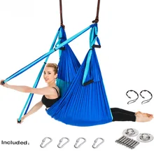 Йога-гамак Тренажерное силовое инверсия антигравитационная подвесная растягивающаяся качели для йоги