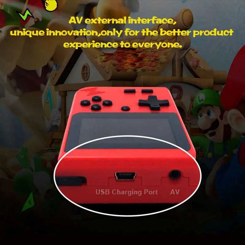 2020 Built-in 400 Classic Games for Boy Child Nostalgic Player Video Game Console 8 Bit Retro Mini Pocket Handheld Game Player
