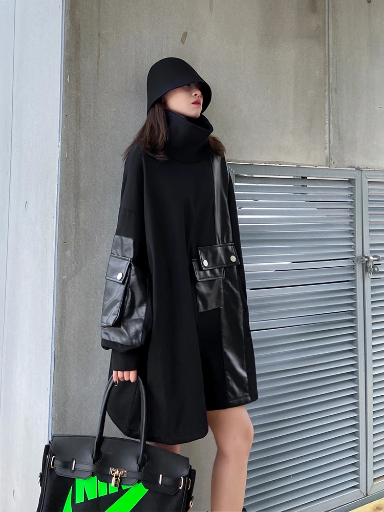 XUXI Autumn Winter 2020 Women Streetwear Coat
