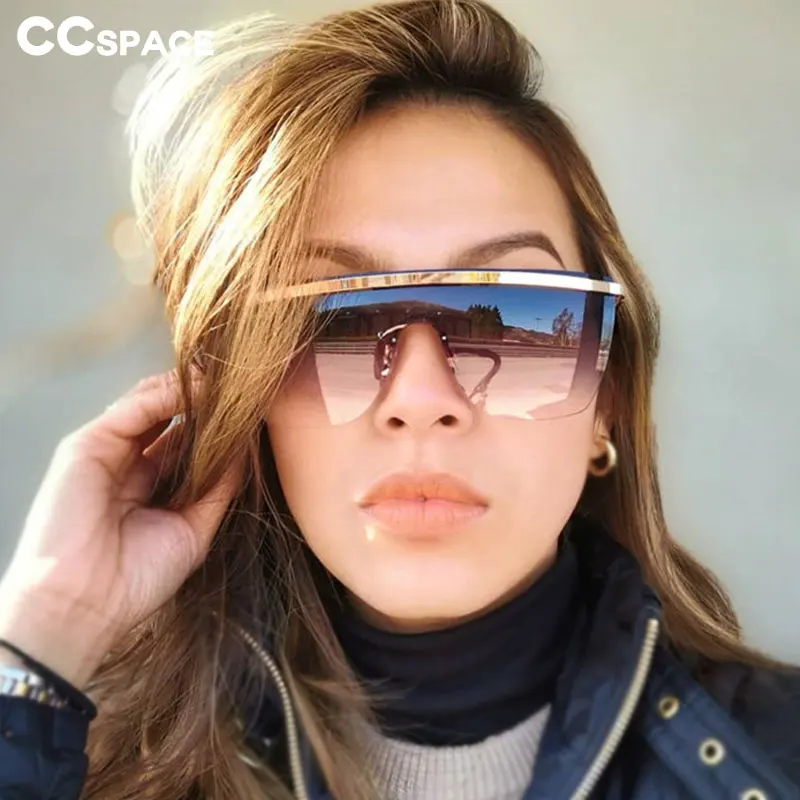 45696 большие мужские и женские солнцезащитные очки модные Оттенки UV400 винтажные
