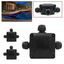 Многофункциональная распределительная коробка IP68 Водонепроницаемая с 3 кабельными соединениями 230V B88