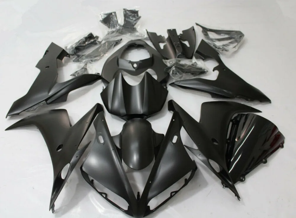 ZXMT матовый черный блестящий черный обтекатель комплект для Yamaha YZF R1 2004 2005 2006 ABS система впрыска Кузов УФ свет закрепитель для гель-лака