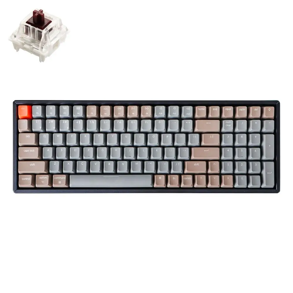 Keychron K4 F 100 ключ Bluetooth USB механическая клавиатура Алюминий рамки w/ RGB Подсветка/Gateron переключатель клавиатуры компьютера|Клавиатуры| | АлиЭкспресс
