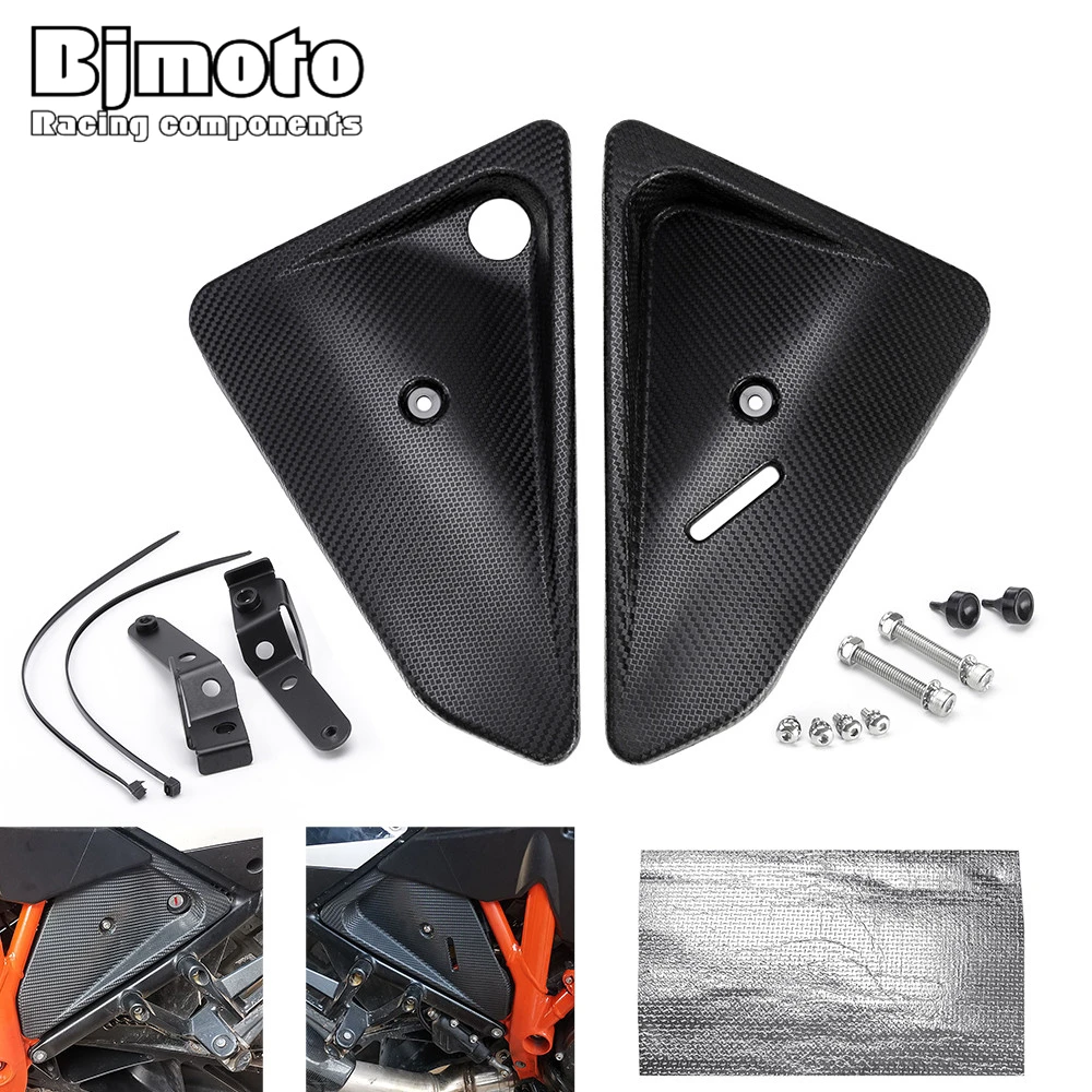 BJMOTO Motorcycle Radiator Side Cover Guard Protector Pelon For KTM 1050 1190 Adventure 1290 Super ADV T/R/S 1090 Adventure/R