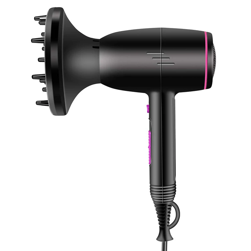 

HOT!Professional Hair Dryer with Diffuser Ionic , 2400W, Lightweight Compact Travel Blow Dryer, Portable Small Hot Hair Dryer EU