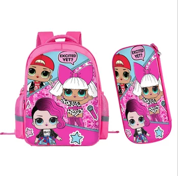 

Children L.O.L Dolls School Backpack Lovely School Bags for Girls L.O.L Orthopedic Backpack Kid Student Schoolbag
