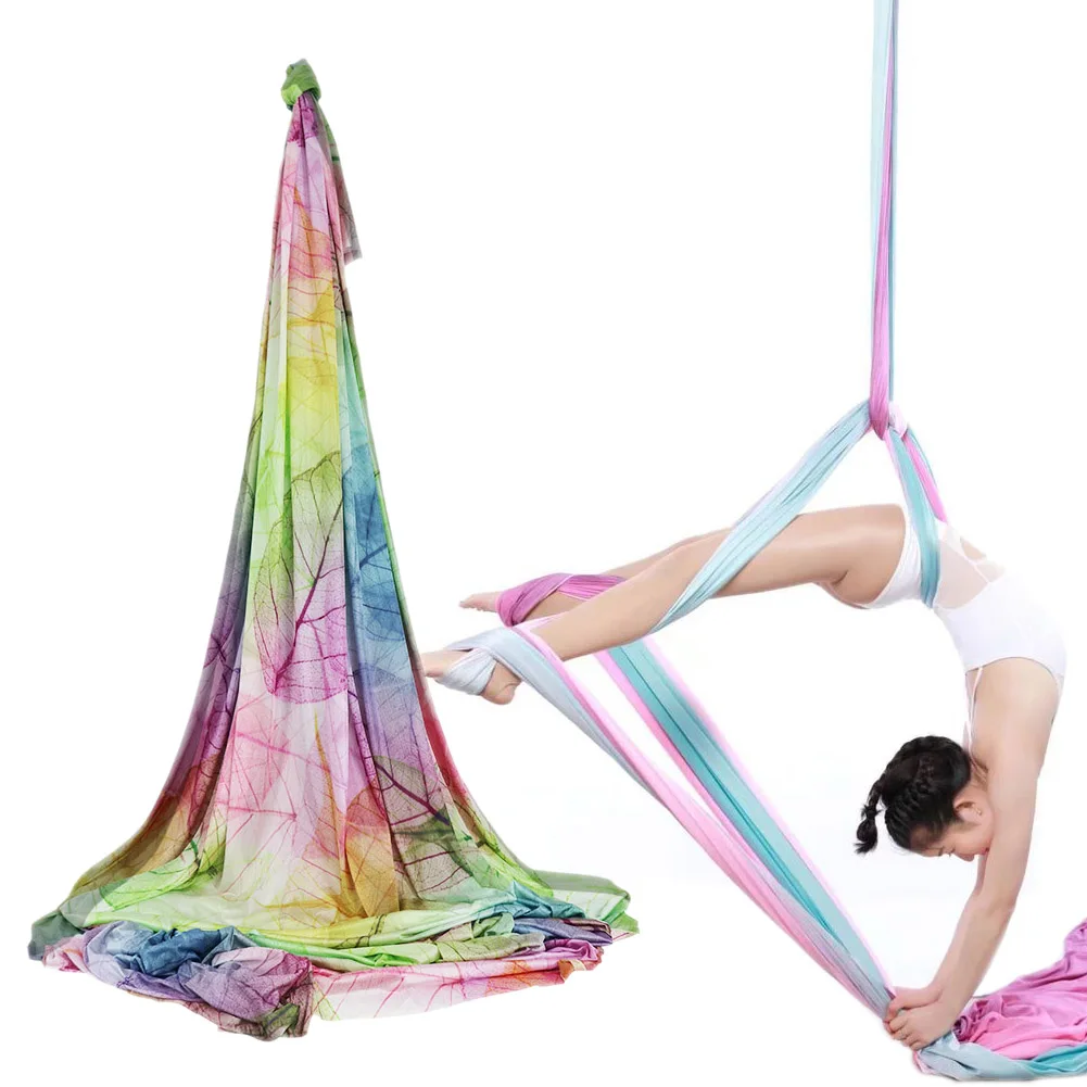 Whole Sale Yoga Hammock Silk Aerial Yoga Toy Swing Fabric Anti-g