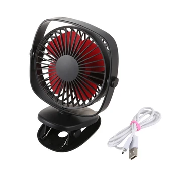 

USB Fan Personal Clip-on Fan 360 Degree Rotation USB Desk for Travel Cooling Home Office