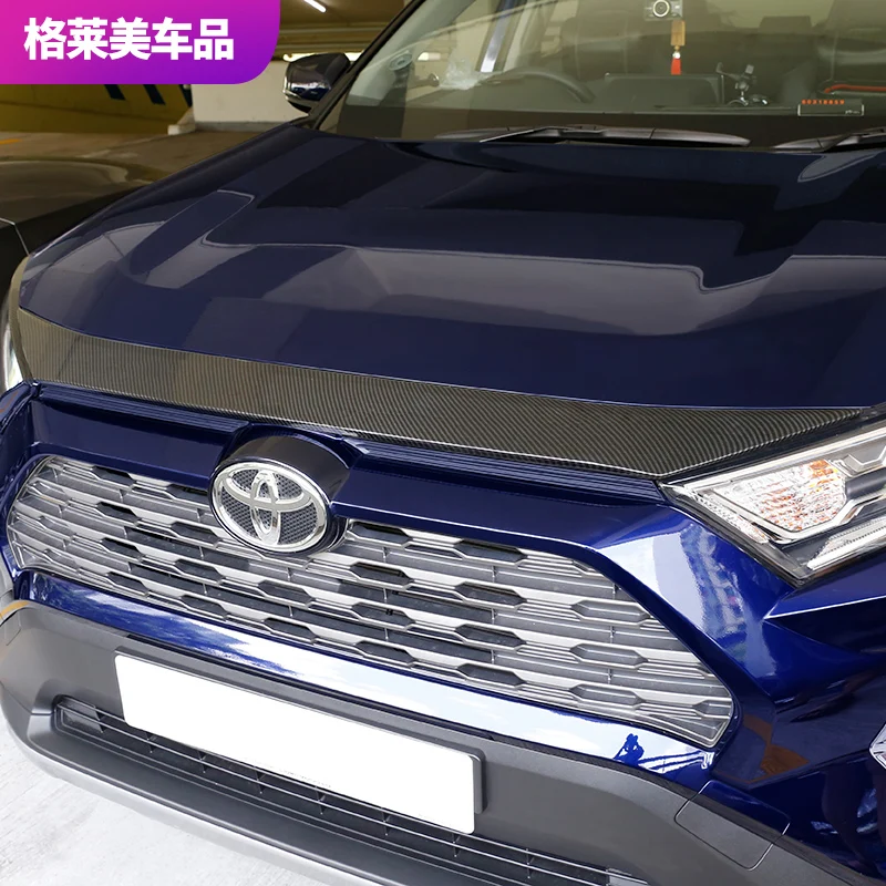 BingWins автомобильный Стайлинг для Toyota RAV4 капот двигателя отделка из углеродного волокна