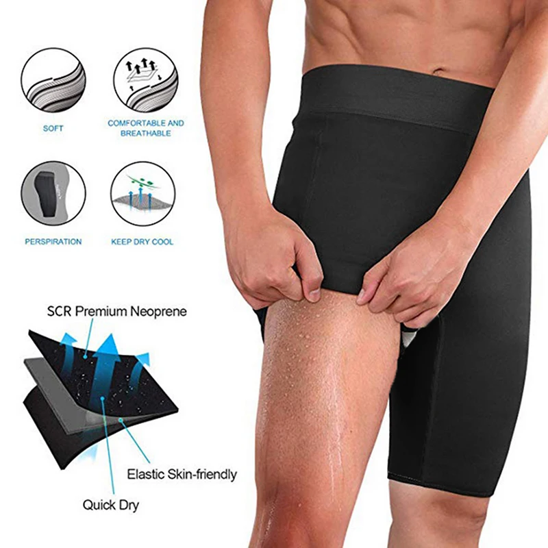 Black Friday 2019 New Mens Weight Loss Sauna Sweat Thermo Shorts Body Shaper Athletic Yoga Gym Shorts Male Summer Sports Shorts