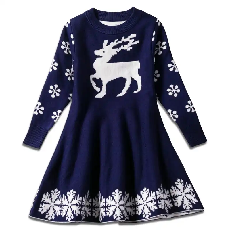 baby girl christmas sweater dress