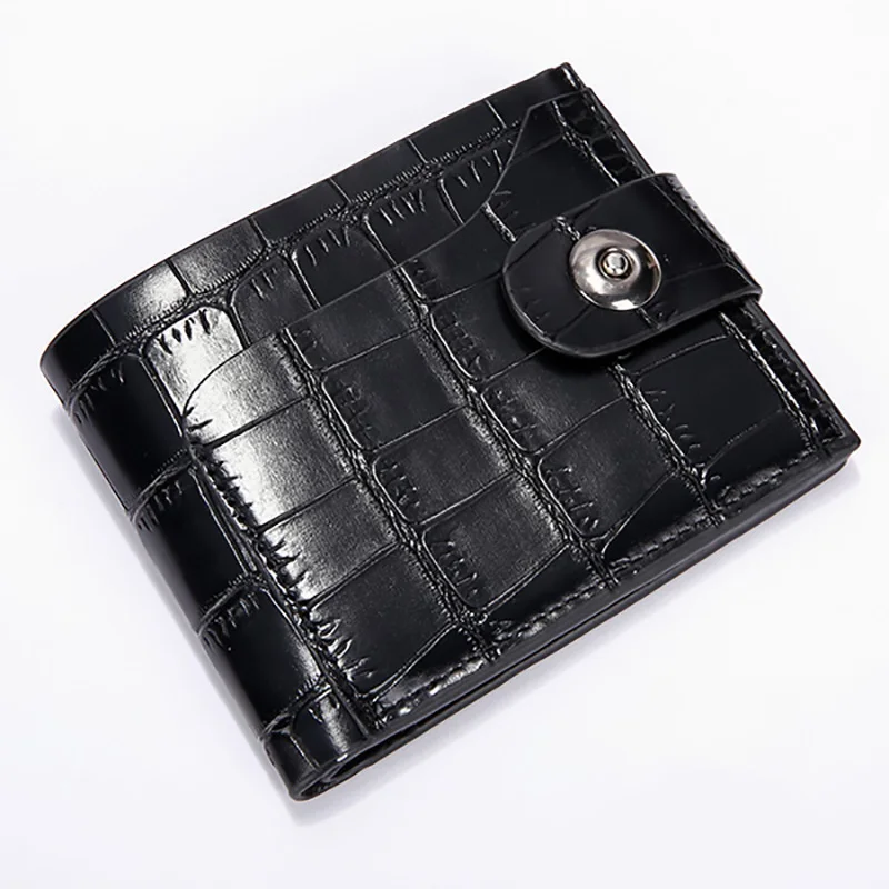 

Fashion Men's Wallets Stone Pattern Magic Hasp Short Wallet for Men Business Front Pocket Purse Minimalist Credit Card Holders