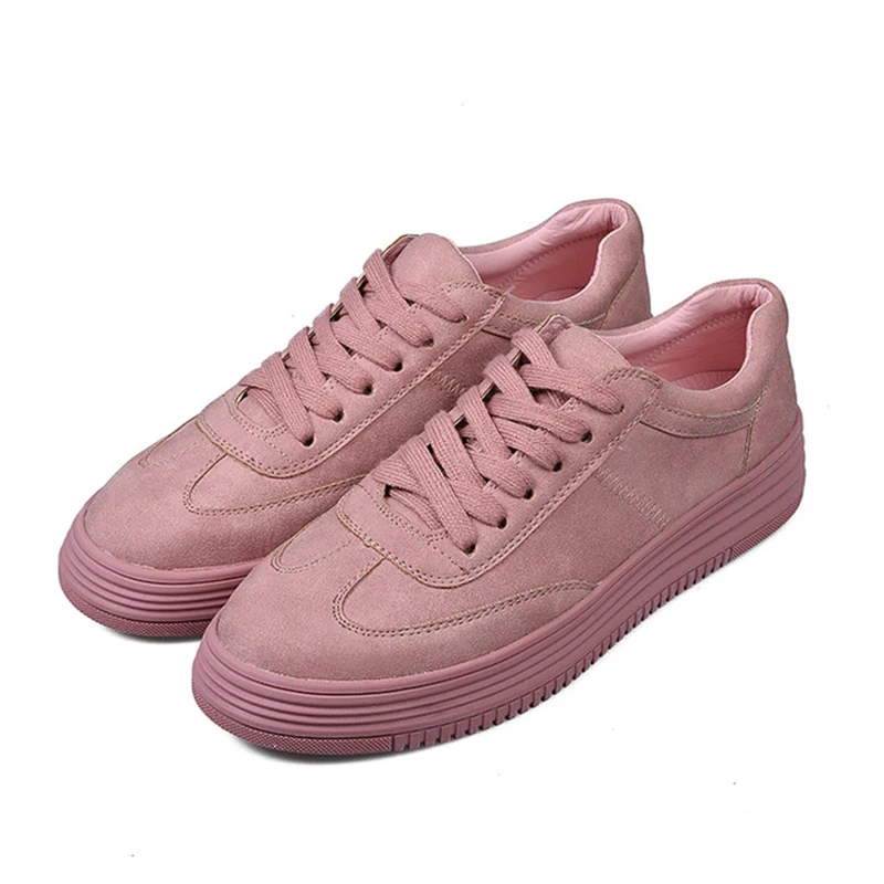 Женские туфли лодочки белые кроссовки на платформе Сезон весна осень