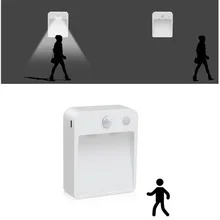 Inteligentny czujnik ruchu światła Led do kuchni pokój szafka zewnętrzna łazienka wc schody ogród de movimiento Auto PIR lampka nocna tanie tanio CN (pochodzenie) Smart Motion Sensor lamp