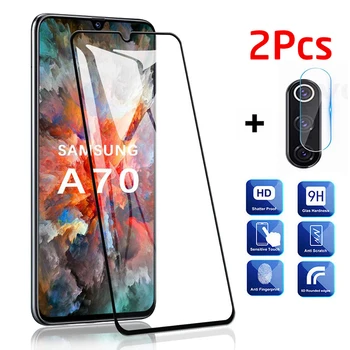 

2Pcs Protective Glass On For Samsung Galaxy A70 Camera Glass Protector for Samsung A70 A50 A10 A51 A71 A 70 Safety Film Armor 3D