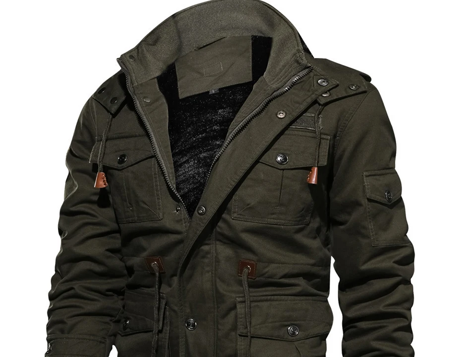 Военная Мужская зимняя хлопковая куртка, модная Готическая куртка размера плюс, армейские куртки, теплая Повседневная Верхняя одежда