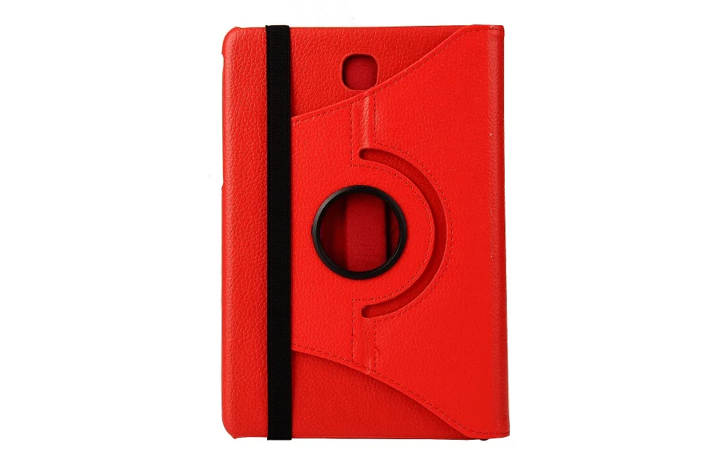 Для Samsung Galaxy Tab S2 SM-T815 T810 Smart Case 360 градусов вращающийся PU кожаный чехол-подставка для Galaxy S2 9," дюймовый планшет - Цвет: Красный