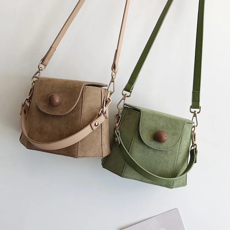 

Vintage Matte PU Leather Women Shoulder Bags Designer Beading Famale Handbags Luxury Crossbody Bag Large Buckets Bag Lady Purses