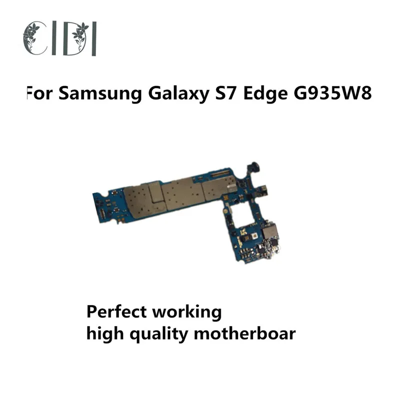 Марка CIDI используется оригинальная материнская плата для Samsung Galaxy S7 Edge G935W8 разблокированная материнская плата, логическая плата протестированная пластина