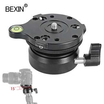 

BEXIN universal tripod leveling base rotating panoramic tripod head dslr leveler adjusting adapter for dlsr camera tripod