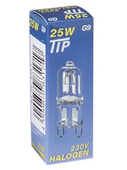 

83171 Halogen finger lamp, transparent, TIP, G9, 25W
