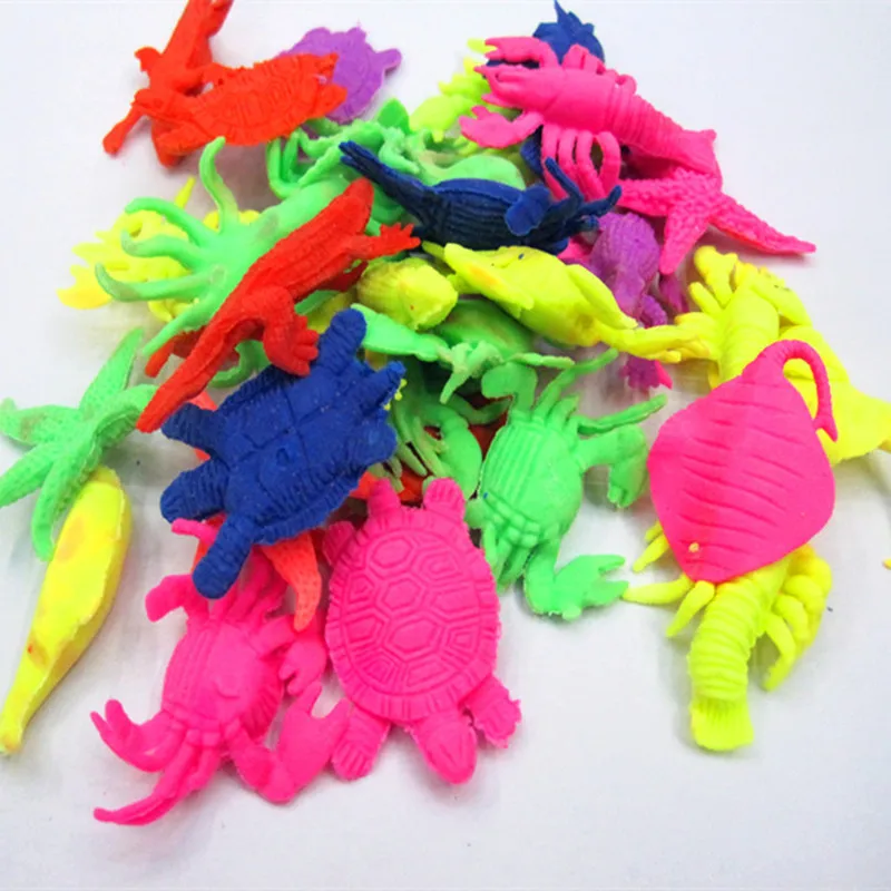 

10 pcs Magic Sea Animals Dinosaur Wild Animal Shaped Water Beads Dragon Balls Growing In Water Kids toy home Decoration
