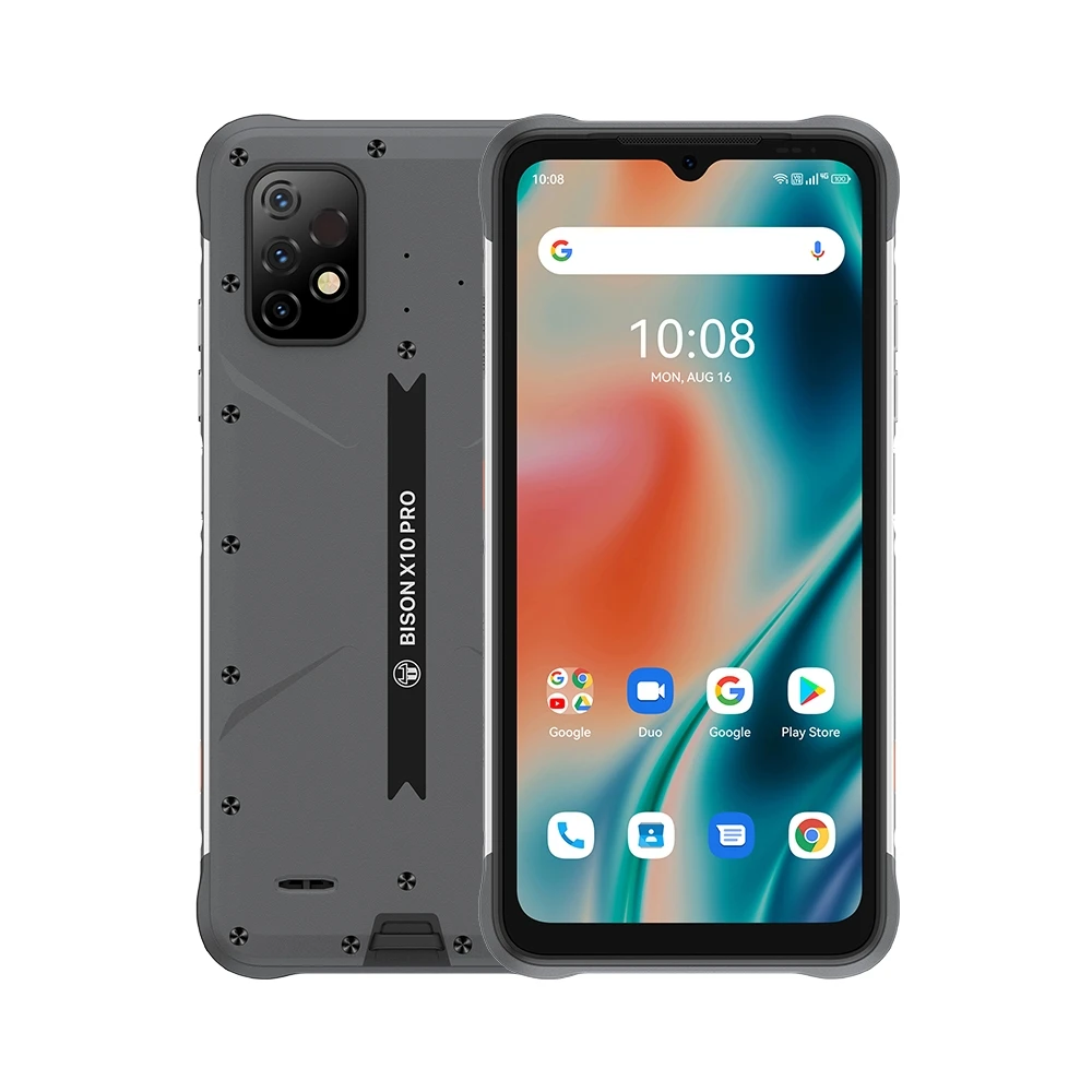 latest umidigi UMIDIGI BISON X10 Pro Rugged Phone 4GB / 6GB RAM+128GB ROM With Infrared Thermometer 6150mAh 6.53'' Android 11 MTK Helio P60 NFC poco best phone UMIDIGI